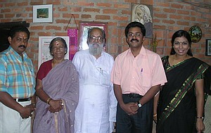 with director viswanathan and wife